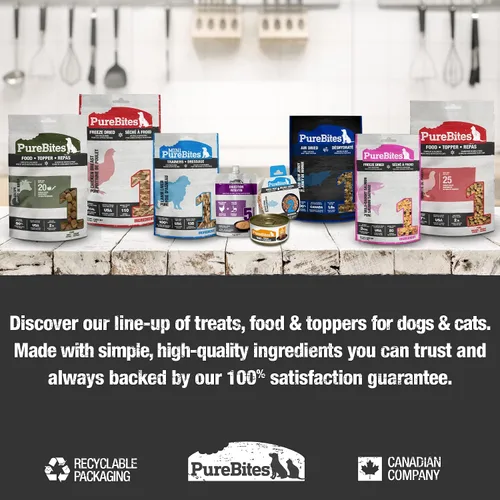 Vista 7 de PureBites Golosinas liofilizadas para gatos con pechuga de pollo 1.09 oz