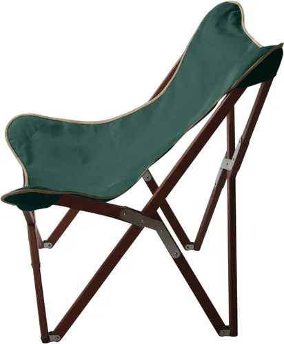 Vista 9 de BYER OF MAINE Silla de mariposa Pangean, silla de madera dura fácil de Verde bosque