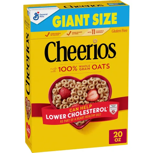 Vista 15 de Cheerios, cereales para el desayuno sin gluten saludables para el corazón, 8.9 onzas
