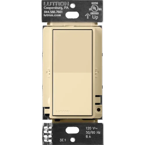 Vista 14 de Lutron Sunnata Interruptor accesorio de encendido/apagado, solo para uso con reguladores LED+ Sunnata, ST-AS-BL, Negro
