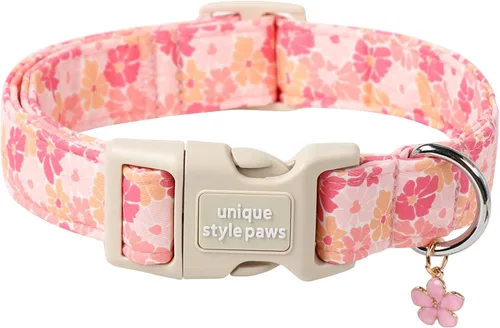 Vista 15 de Unique style paws Collar de perro con hebilla de plástico con colgante, collar de cachorro para primavera y verano, traje de baño para fiesta
