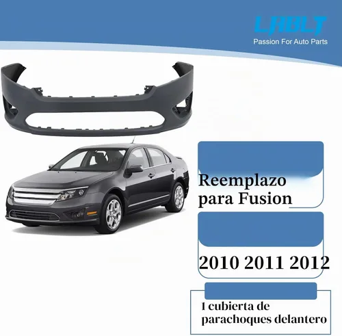Vista 7 de LABLT Cubierta de parachoques delantero imprimada Fascia de reemplazo para Fusion 2010 2011 2012 AE5Z17D957BAPTM FO1000650