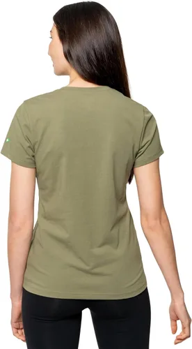 Vista 4 de Insect Shield Camisa de manga corta con cuello en V para mujer UPF Dri-Balance