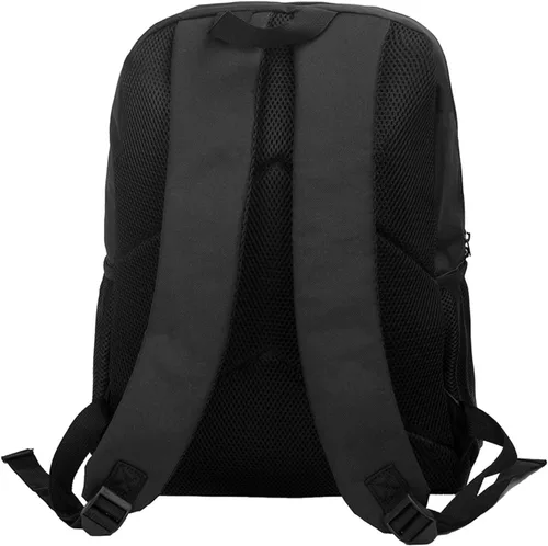Vista 7 de Mochila personalizada con texto de imagen y foto, personaliza mochila de viaje para laptop para hombres y mujeres, bolsa de hombro casual de 17