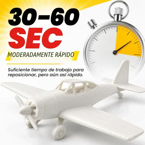 Vista 3 de Superpegamento Grueso CA Transparente de 30 Gramos (1.06 oz), Superpegamento de Cianoacrilato Instantáneo de Servicio Pesado para Plástico Cerámica