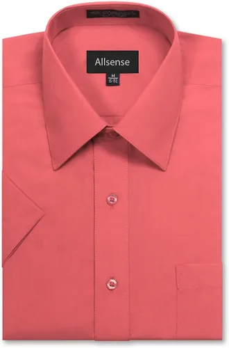 Vista 19 de Allsense Camisa de vestir de manga corta de ajuste regular para hombre