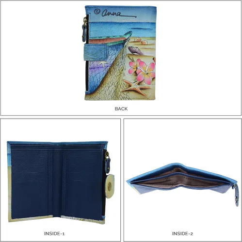 Vista 52 de Anna by Anuschka Cartera de mujer pintada a mano de cuero genuino para mujer