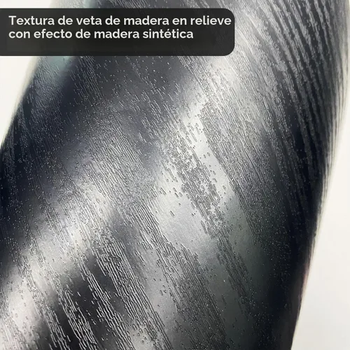 Vista 3 de Funlife - Tiras largas de adhesivos de imitación de madera negra para escalones de escalera, adhesivos de escalera de vinilo autoadhesivos