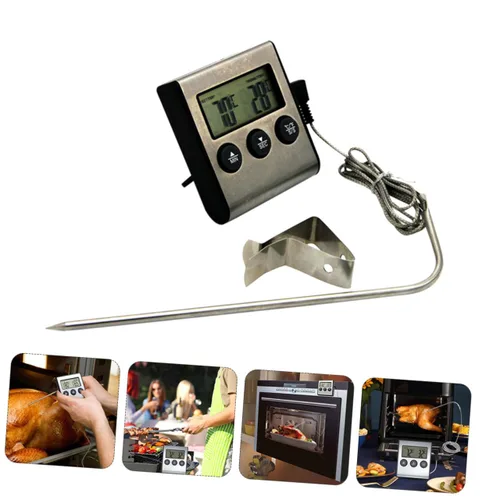 Vista 7 de Cabilock Termómetro multiusos para alimentos para barbacoa carne carne cocinar parrilla horno hogar