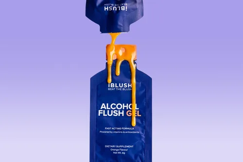 Vista 2 de Asian Flush Gel - 8 geles de naranja, impulsado por vitaminas y antioxidantes, rápido, eficaz y respaldado por la ciencia