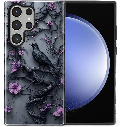 Vista 126 de Funda compatible con Samsung Galaxy S23, funda híbrida de protección rígida de 2 capas, a prueba de golpes, funda protectora resistente para Lata