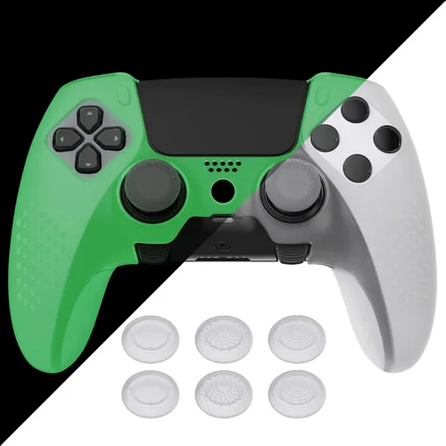 Vista 44 de PlayVital 3D Studded Edition Anti-Slip Silicone Cover Case for ps5 Edge Controller, Soft Rubber Protector Skin for ps5 Edge Wireless Controller with