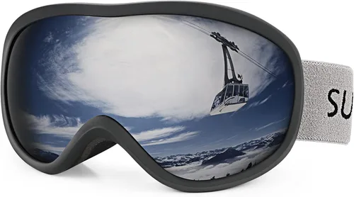 Vista 12 de Supertrip Gafas de esquí de nieve antivaho 100% protección UV gafas de esquí snowboard