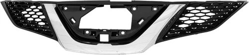 Vista 57 de Garage-Pro Conjunto de Parrilla Frontal para Nissan Frontier 1998-2000, Cáscara Cromada, Inserción Negra, Accesorios Nissan Frontier, NI1200183