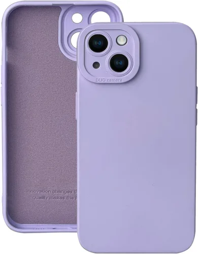 Vista 31 de LOOKSEVEN Funda para iPhone 13, carcasa trasera de goma TPU de silicona negra compatible con iPhone 13 (6.1 pulgadas)