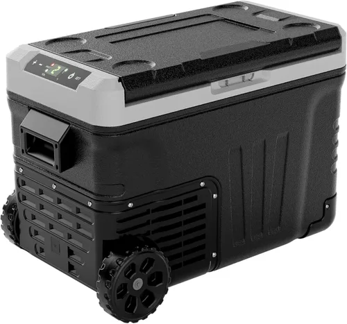 Vista 11 de EUHOMY Refrigerador de 12 voltios, enfriador eléctrico de doble zona de 35 cuartos (33 litros), congelador portátil de 12 V/24 V CC 110-240 V CA