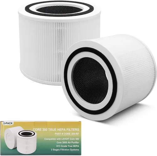 Vista 2 de LAZYSHINE Core 300 Air - Piezas de repuesto compatibles con LEVOIT Core 300, 3 en 1 H13 True Air, piezas de repuesto compatibles con LEVOIT Core