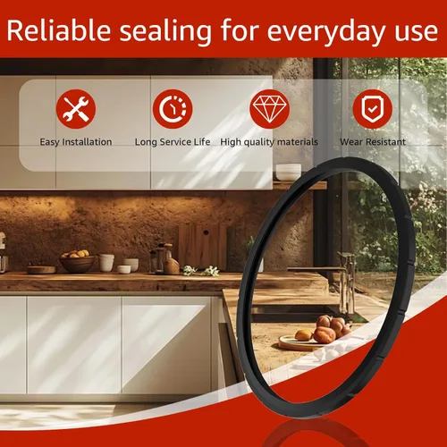 Vista 7 de 09985 Anillo de sellado de repuesto para olla a presión Presto – Compatible con modelos de olla a presión Presto 0174510, 0175510, 0175107, 0178107