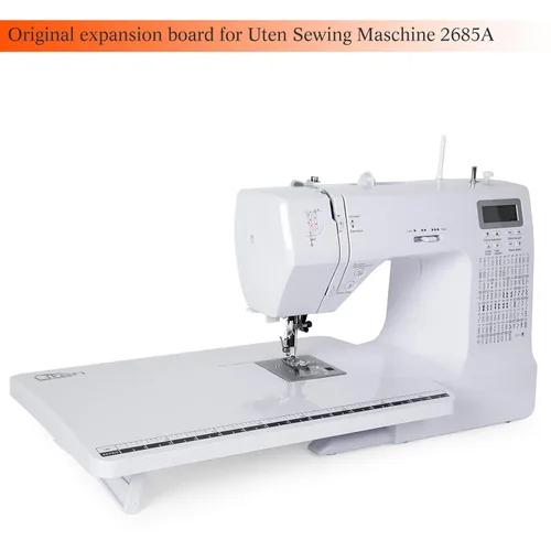 Vista 6 de AGM Mesa de extensión para máquina de coser compatible con máquina de coser 2685A, color blanco