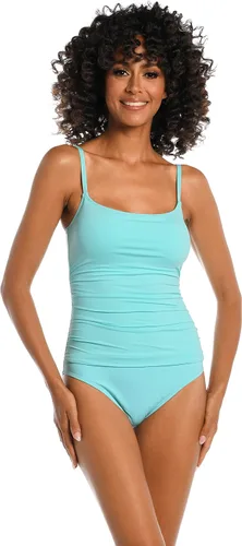 Vista 48 de La Blanca Bañador de una pieza Island Goddess para mujer con banda elástica lateral Manzana