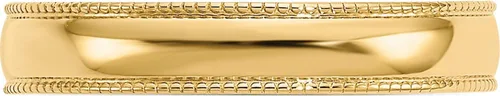 Vista 5 de Anillo de dedo ajustable de grano de molino de oro amarillo de 14 quilates - Jewelry By Sweet Pea, Metal