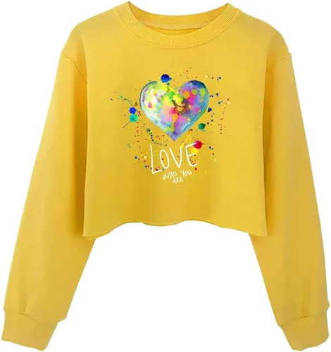 Vista 38 de Camiseta corta para niñas y niños, linda sudadera estética con gráficos de dibujos animados para adolescentes