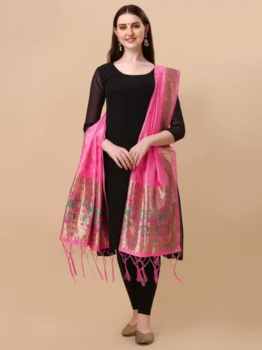Vista 4 de Estampado Animal Seda Hani Dupatta
