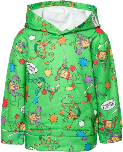 Vista 4 de Teenage Mutant Ninja Turtles Conjunto de sudadera con capucha y pantalones de forro polar, tallas para niños pequeños y grandes (2T - 18-20)