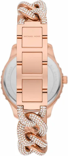 Vista 4 de Michael Kors Layton - Reloj de pulsera de acero inoxidable para mujer