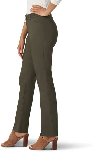 Vista 2 de Lee - Pantalón de pierna recta, ajuste relajado y antiarrugas para mujer