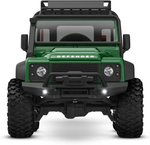 Vista 2 de Traxxas TRX-4M Land Rover Defender 1/18 escala 4X4 oruga (verde)