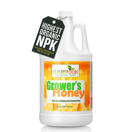 Vista 10 de Grower's Honey - Fertilizante líquido a base de plantas, alimento orgánico para plantas para un enorme crecimiento vegetativo (1 cuarto de galón)