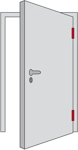 Vista 6 de ABUS Accesorios de protección de puerta HLS214 F1, aluminio, 21034