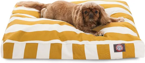 Vista 10 de Majestic Pet Cama rectangular grande para perros con rayas lavable, cama antideslizante y cómoda para mascotas, cama para perros con funda extraíble