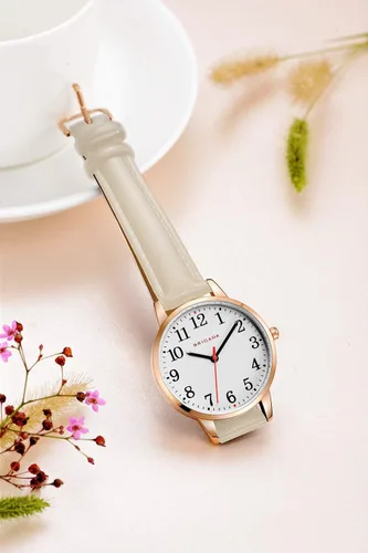 Vista 5 de BRIGADA - Reloj de mujer elegante reloj para mujer correa de cuero reloj de chicas para mujer impermeable