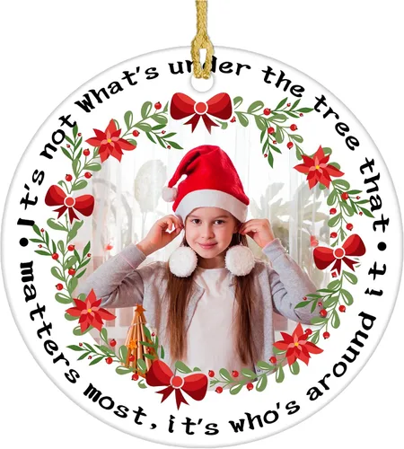 Vista 21 de Adornos personalizados para la primera Navidad del bebé 2024 con nombre y texto, adorno de elefante personalizado para bebés recién nacidos