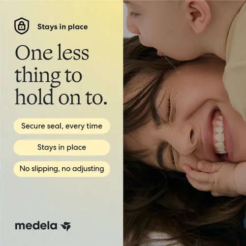 Vista 7 de Medela Contacto Protectores de pezones para lactancia materna, Amarillo