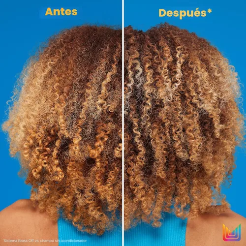 Vista 2 de Matrix Juego de champú y acondicionador pigmentado de latón azul apagado Elimina matices de naranja cobrizo Acondicionador tonificante