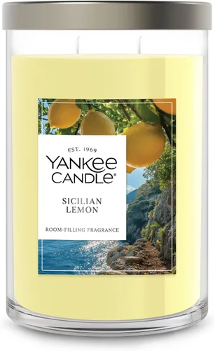 Vista 14 de Yankee Candle Vela perfumada de cereza negra, tarro de vela de 3 mechas de 14.5 onzas con hasta 40 horas de tiempo de combustión, regalo Granate