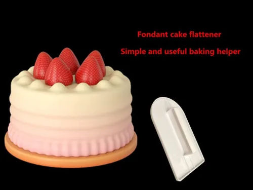 Vista 3 de 2 piezas para decoración de tartas de glaseado suave para fondant, decoración de tartas de 5.1 x 3.1 in