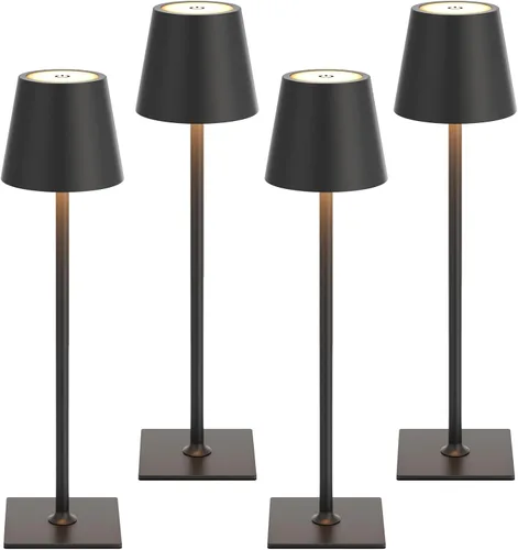 Vista 12 de Kakanuo Lámpara de mesa inalámbrica recargable negro 4