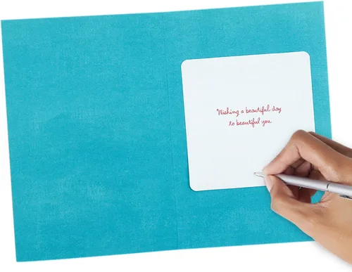 Vista 5 de Tarjeta de cumpleaños Hallmark Signature para mamá (Flores)