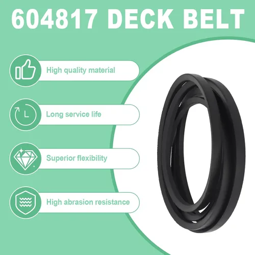 Vista 6 de 604817 - Cinturón de cubierta compatible con Hustler Raptor SD 54", 5/8"x143-3/4" Sustituye a 791335, 932558 y 934604, construcción de goma