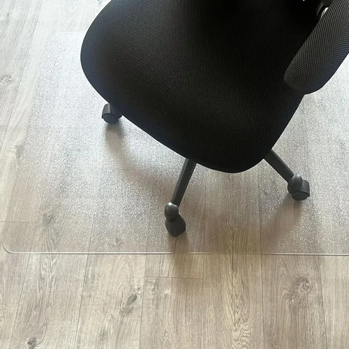 Vista 3 de Marvelux Tapete para silla de oficina de polímero mejorado duradero y ecológico para suelos de madera dura de 30 x 48 pulgadas, protector