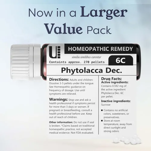 Vista 6 de Phytolacca 6C de diciembre Remedio Homeopático - Urenus