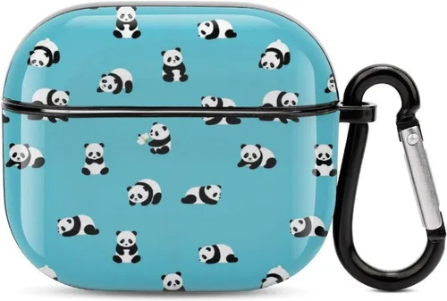 Vista 15 de Linda funda de mariquitas compatible con AirPods 3 con llavero Patrón 304.