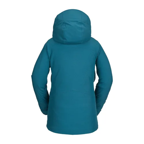 Vista 2 de Volcom Shelter 3D - Chaqueta con capucha para mujer, con aislamiento elástico, para snowboard, esquí, invierno
