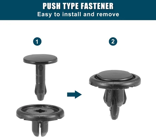 Vista 5 de ACROPIX Clips de repuesto para guardabarros para Toyota Avalon, paquete de 20, color negro