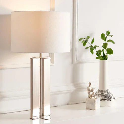 Vista 5 de SAFAVIEH Lighting Collection Vanya - Lámpara de mesa de 28 pulgadas (bombilla LED incluida)
