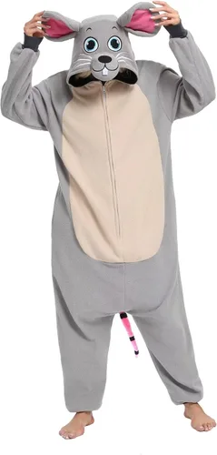 Vista 10 de BGOKTA Pijama de animal de Halloween para adultos, disfraz de cosplay, ropa para el hogar, una pieza Lty1-p